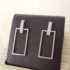 실버스퀘어귀걸이