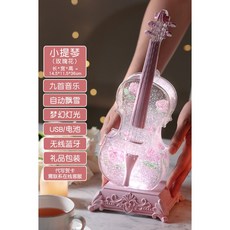 바이올린 스노우볼 워터볼 예쁜 특이한 조명 LED 램프, B