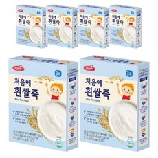 베베스트 처음에 흰쌀죽 3p, 6개, 45g