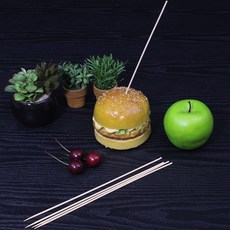 대나무꼬지 탕후루꼬지 2.5mm x 25cm 2 000개 과일 산적 나무 꼬치, 2000개입, 1개