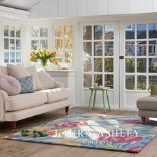  레이닌 LAURA ASHLEY 영국 로라애슐리 튤립 직수입 천연 울카페트 / L-사이즈/ CP24009 