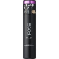 액스 블랙 남성 스타일링 거품 무스 (파마 용 절묘한 홀드) 130g, 1