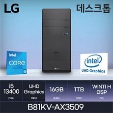 LG 데스크탑 B81KV.AX3509 [당일출고], 16GB, 1TB, WIN11 Home