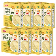 베베스트 처음에 단호박 쌀죽 45g, 8개 - 처음에흰쌀죽