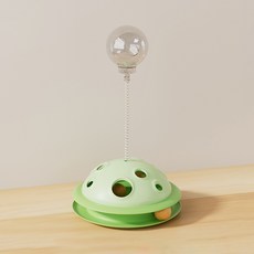 랜보어 고양이 행성 노즈워크 턴테이블, 그린, 1개