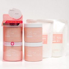 케어존 아큐어 각질 원샷 토너 패드 스킨, 2세트, 180ml