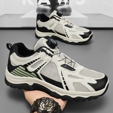 Modern Fashion 남자 발편한 다이얼 운동화 메쉬 워킹화 W43