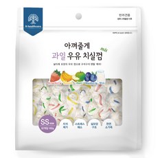 펫시밀 치석제거 우유치실껌 SS 32P, 1개, 192g, 혼합(딸기+바나나+사과+블루베리) - 펫시밀