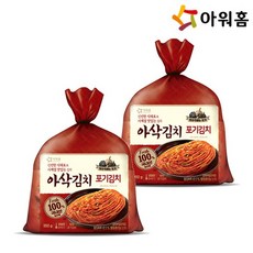 아워홈 아삭김치 포기김치 900gx2개총1.8kg, 없음, 2개, 900g