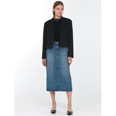 던스트 20FW UNISEX 2-WAY SHORT WOOL BLAZER BLACK UDJA0F103BK