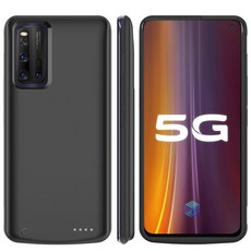 KQJYS 6800mAh 전원 백 배터리 충전 케이스 VIVO IQOO 3 5G 휴대용 충전기