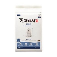 건강백서 말티즈 건식사료, 연어, 10.2kg, 1개