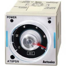 AUTONICS AT8PMN6100120VAC 타이머 멀티레인지분 DPDT 8PIN소켓 REQD 100120VAC True Power OffDELLAY 아날로그, 1개