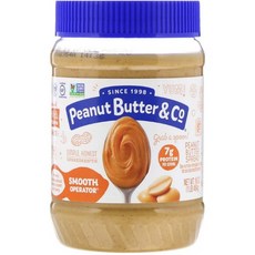 Peanut Butter & Smooth Operator Peanut Butter Spread 피넛 버터 & 스무스 오퍼레이터 피넛 버터 스프레드 16oz(454g) 2팩, 454g