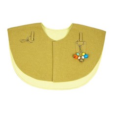 GHSHOP 앵무새 안티 스크래치 어깨 보호대 다기능 새 목도리 걸이 새 발목 팔 보호대 Budgie 앵무새에 대한 재사용 가능한, 57cmx37cm, 천, 노란색, 1개