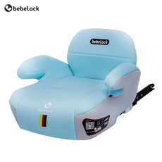 베베락 어린이 안전시트 부스터 3~12세 아이소픽스, 문라이트블루-isofix 인터페이스 + 등받이