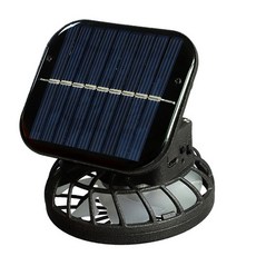 핸즈프리 클립온 모자 태양열 선풍기 USB 충전식 클립 냉각 환풍기 여름 하이킹 낚시용, Solar Clip Fan, 1개, Solar Clip Fan