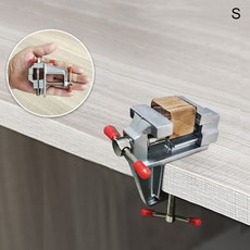 다기능 벤치 바이스 미니 회전 테이블 나사 클램프 DIY 공예 금형 고정 수리 도구 EL, 01 S