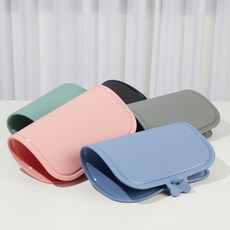 1+1 대형 네오실리 밀림방지 실리콘 이유식도마 캠핑도마, Olive, Olive, 2개