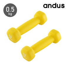 앤드어스 육각 네오프랜 아령 0.5kg 2개, 원형 이지그립 아령_0.5kg 2개 1세트
