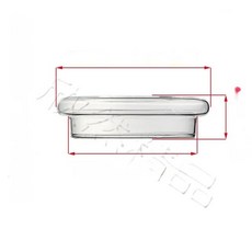 내열 유리 주전자 뚜껑 냄비 스팀 구멍 건강 액세서리, 1개