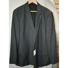 [해외]남자블레이저자켓 CALVIN KLEIN Mens Infinite Style Two Button Blazer Jacket Grey Tornado XL