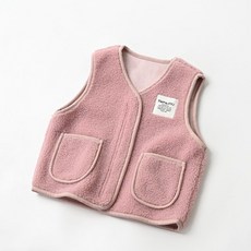 유아양털조끼