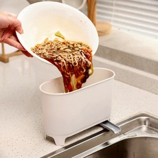 음식물쓰레기통 음쓰통 가정용 씽크대, 옐로우