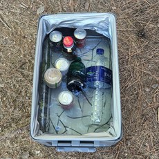 인포벨 더쎈 프리미엄 차량용 접이식 트렁크 정리함 위생 비닐 방수 커버 폴딩박스 보관함 방수팩 35L 45L 단품