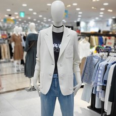 씨씨콜렉트 엠블럼자수 싱글버튼재킷(E222PSF160/라이트베이지)(3033045) 백화점