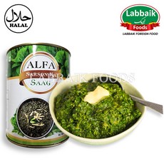 ALFA Sarson Ka Saag (Mustard Greens) (Curry) 800g 사르손 카 삭 (커리), 1개