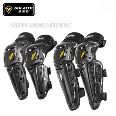 회색 무릎 패드 오토바이 보호 라이딩 팔꿈치 가드 모토크로스, 5.4PCS Camouflage, 1개