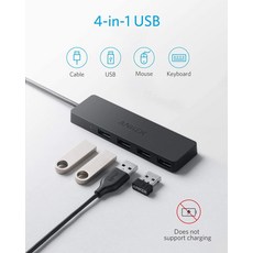 USB허브 Anker 4포트 울트라슬림 3.0, 기본
