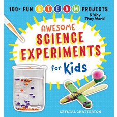 (영문도서) Awesome Science Experiments for Kids 100+ Fun STEAM Projects and Why They Work, Rockridge Press
