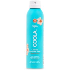 COOLA 자연주의 선스크린 SPF30 선블록 스프레이 스킨 케어 트로피컬 코코넛 177ml, 4개