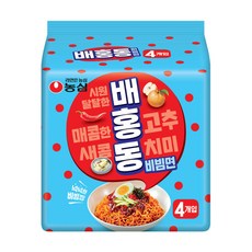 [농심] 배홍동 비빔면 (137g ), 4개