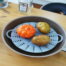 찜요리 필수품 국내산 파스텔 실리콘 찜기, 민트