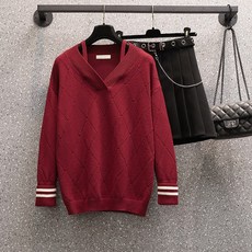 트레디스 빅사이즈투피스 뚱뚱함 이쁜이 여성의류 겨울 가을 계절 스웨터 루즈핏 슬림핏 뱃살커버 원피스 스타일리쉬