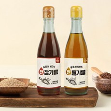 [김선교장인]통들깨 통참깨 100% 들기름300ml+참기름300ml