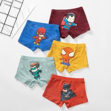 마블 아이언맨 스파이더맨 캐릭터 팬티 5종