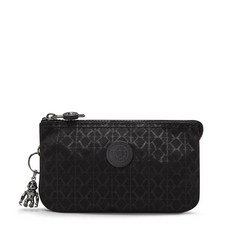 Kipling 여성용 Creativity 대형 파우치 다용도 화장품 키트 경량 여행용 정리함 시그니처 Emb