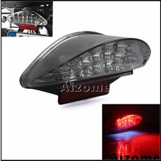오토바이 LED 테일 라이트 BMW F650GS ST F800S R1200 GS 어드벤처 R 용 리어 클리어 렌즈 리플렉터 스톱 브레이크 램프, 1개