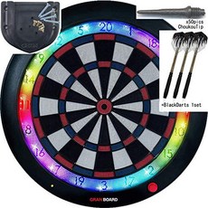 Gran Board 3s LED 다트보드 블루 Special Bracket ChoukouTip50pics DartsSet, Gran Board 3s LED 다트보드 블루 Spec, 본문참고