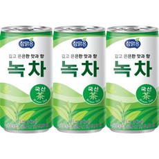 참맑은 보성녹차 음료 업소용 175ML 90캔 90개