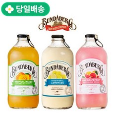 분다버그 3종믹스 핑크자몽4병+망고4병+레몬에이드4병, 1세트, 375ml