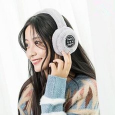 털귀마개 여성을위한 겨울 블루투스 귀고리 따뜻한 귀 보호기 스마트 착용 귀마개