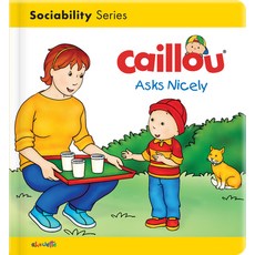 Caillou Asks Nicely Board Books, English, 9782897186081