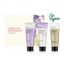 비욘드 비건 샤워 세트 (바디워시 100ml 샴푸 100ml 트리트먼트 100ml), 1개
