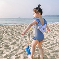 MOLY 여동 귀요미 등티임 수트 수영복(영모 포함) J1123
