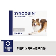 벳플러스 사이노퀸 강아지 관절영양제 중형견 30정, 뼈/관절강화, 1개